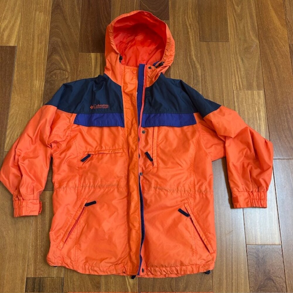 Columbia vintage 90's hooded windbreaker jacket